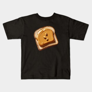 Peanut Butter Toast Kawaii Breakfast Yummy Since Vintage Sandwich Kids T-Shirt